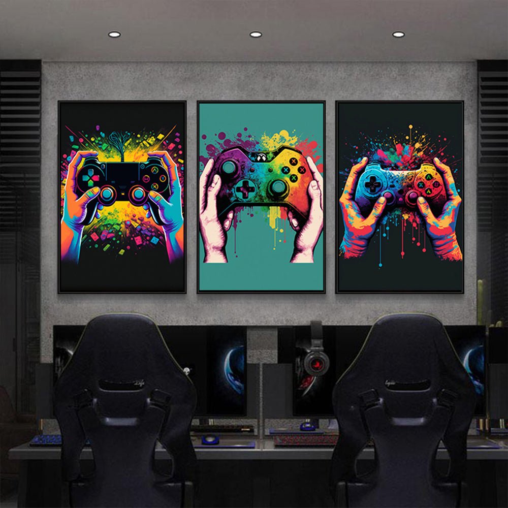 NEON GAMES Affiches Gaming - Maison SAHN